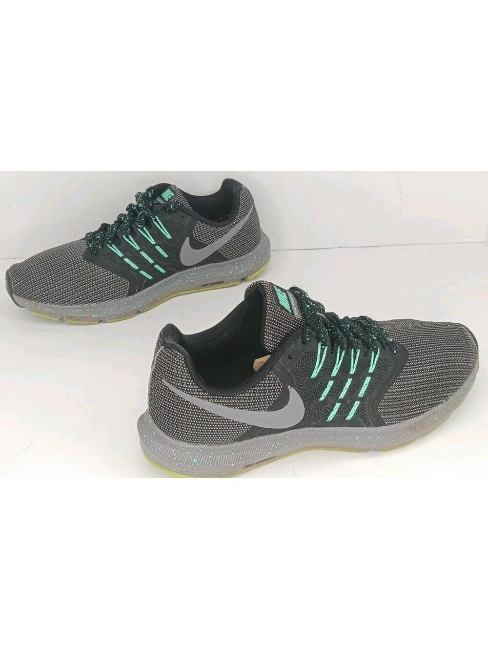 Nike AR1904-001 Run Swift SE Fitsole Black Teal Running Shoes Women’s Sz 8.5